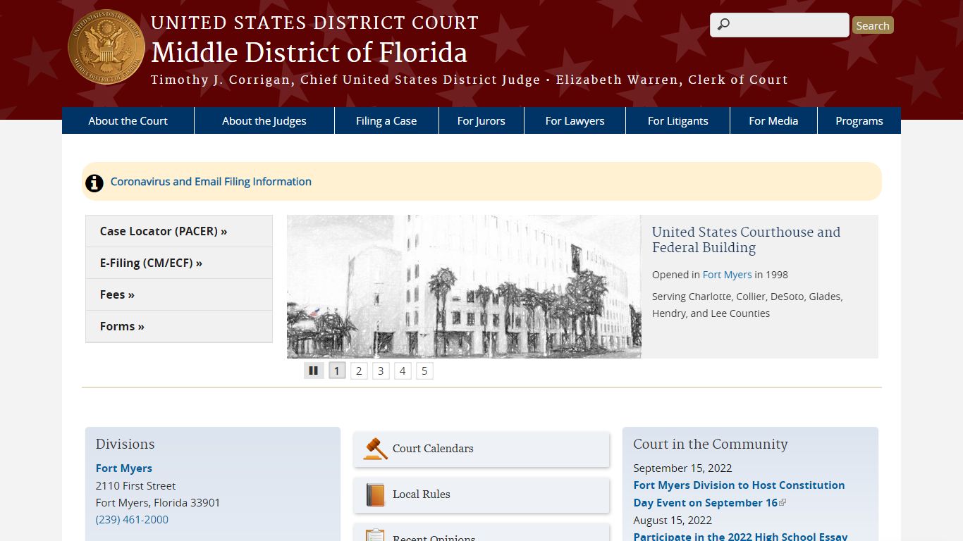 Middle District of Florida | United States District Court